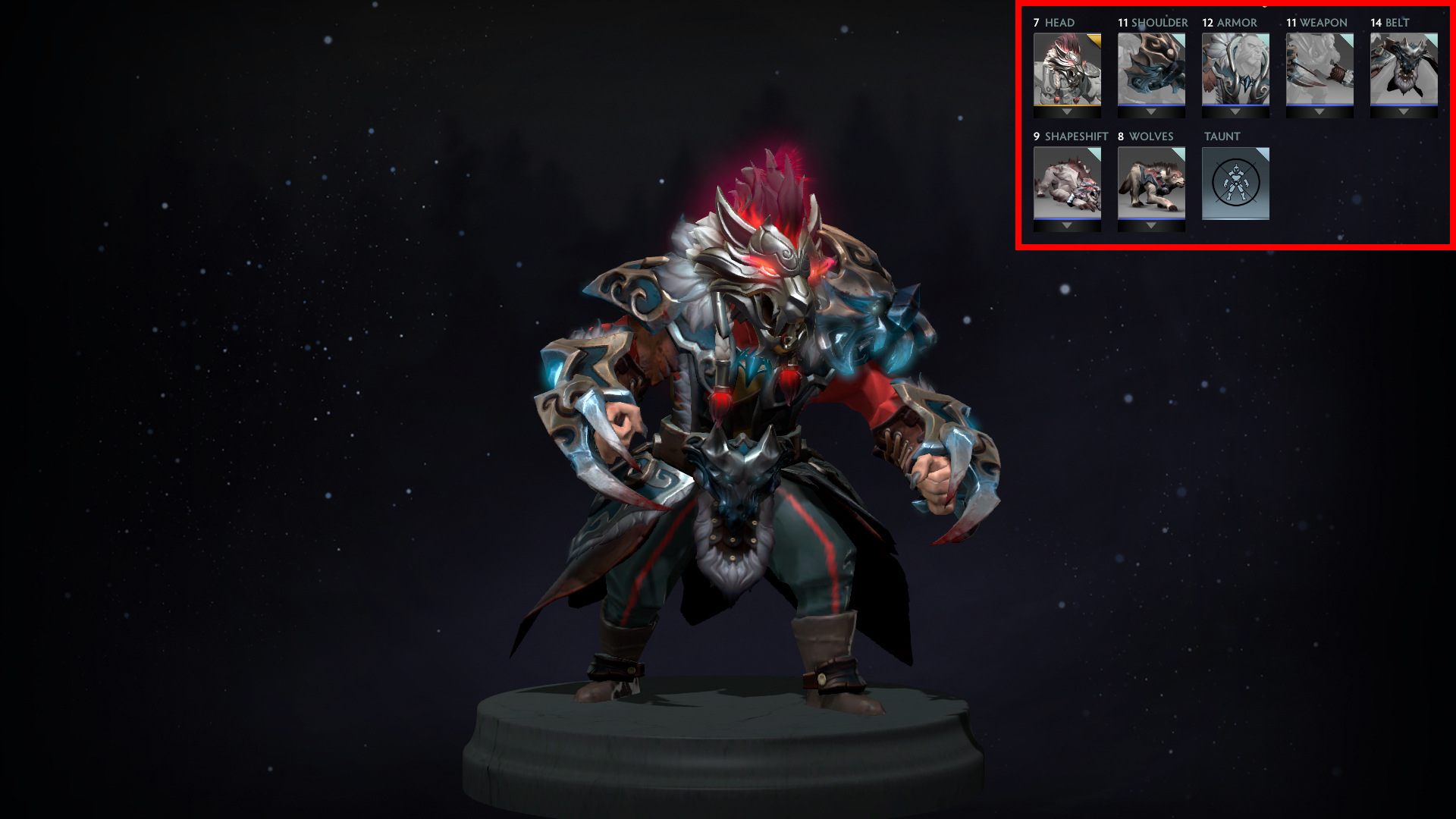 dota 2 lycanthrope set